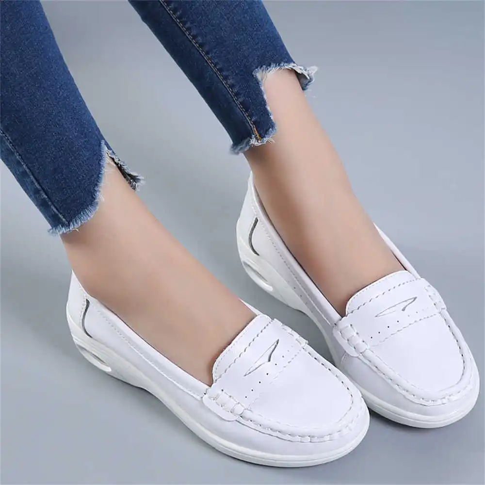 Men Accessories Low Price - Thick Sole Slipon White Trainers For