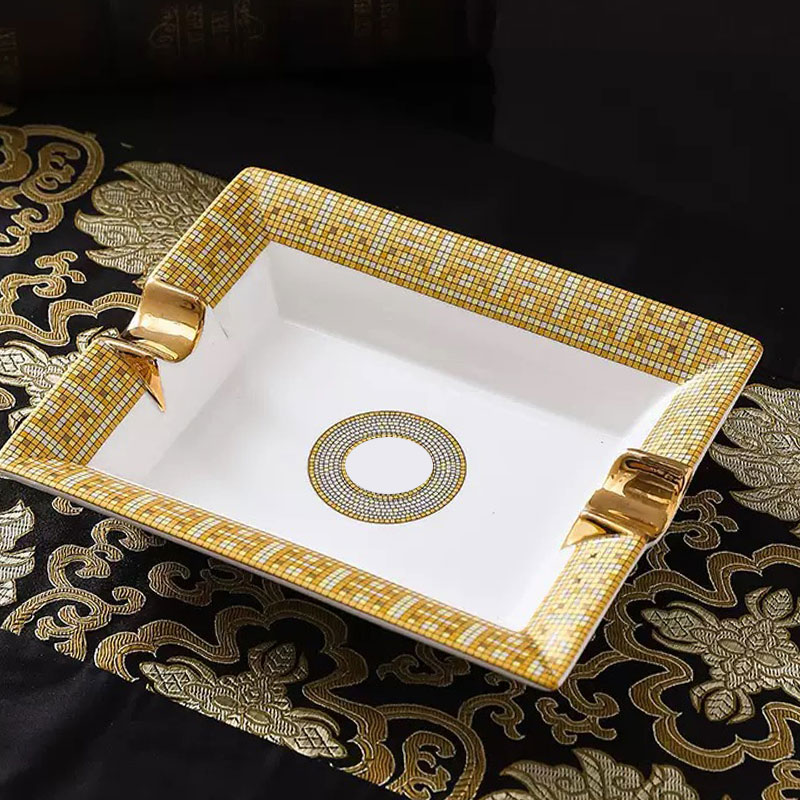 Men'S Accessories Tray - Cigar Ashtray Ceramic Portable Ashtray Cigar