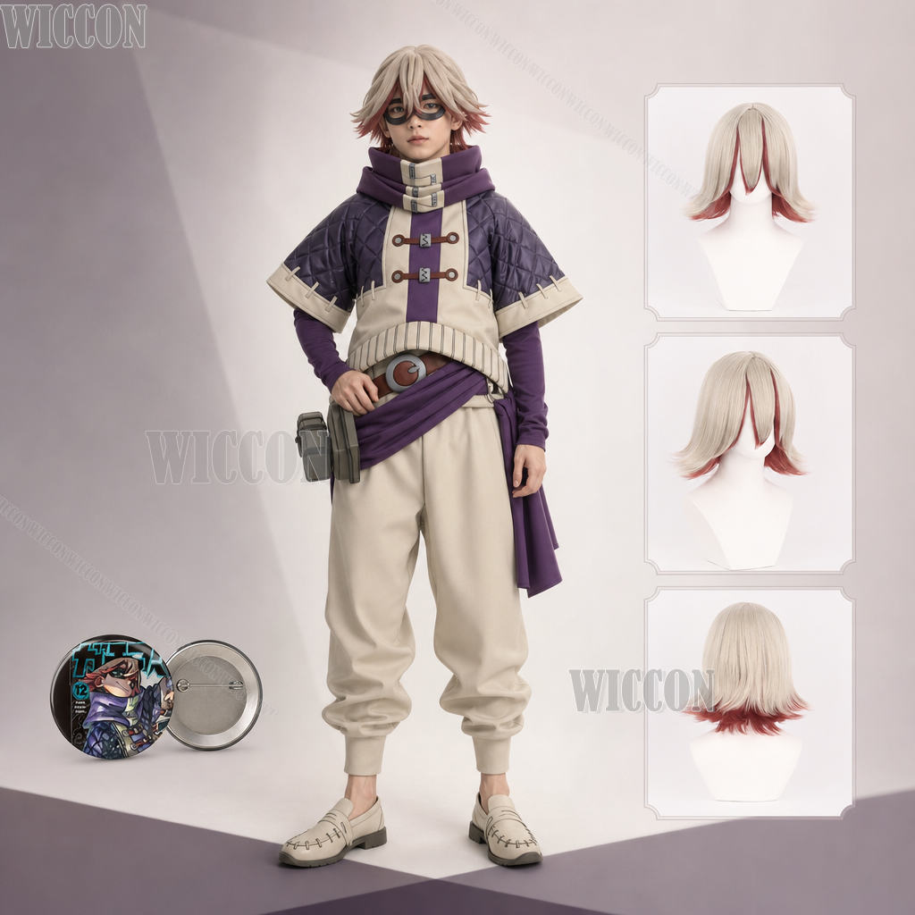 Men Accessories Set - Fu Orostor Anime Gachiakuta Cosplay Outfit