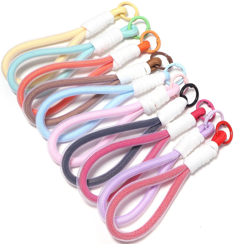 Men Accessories Ring - 2pcs Hand Woven Keychain For Mobile