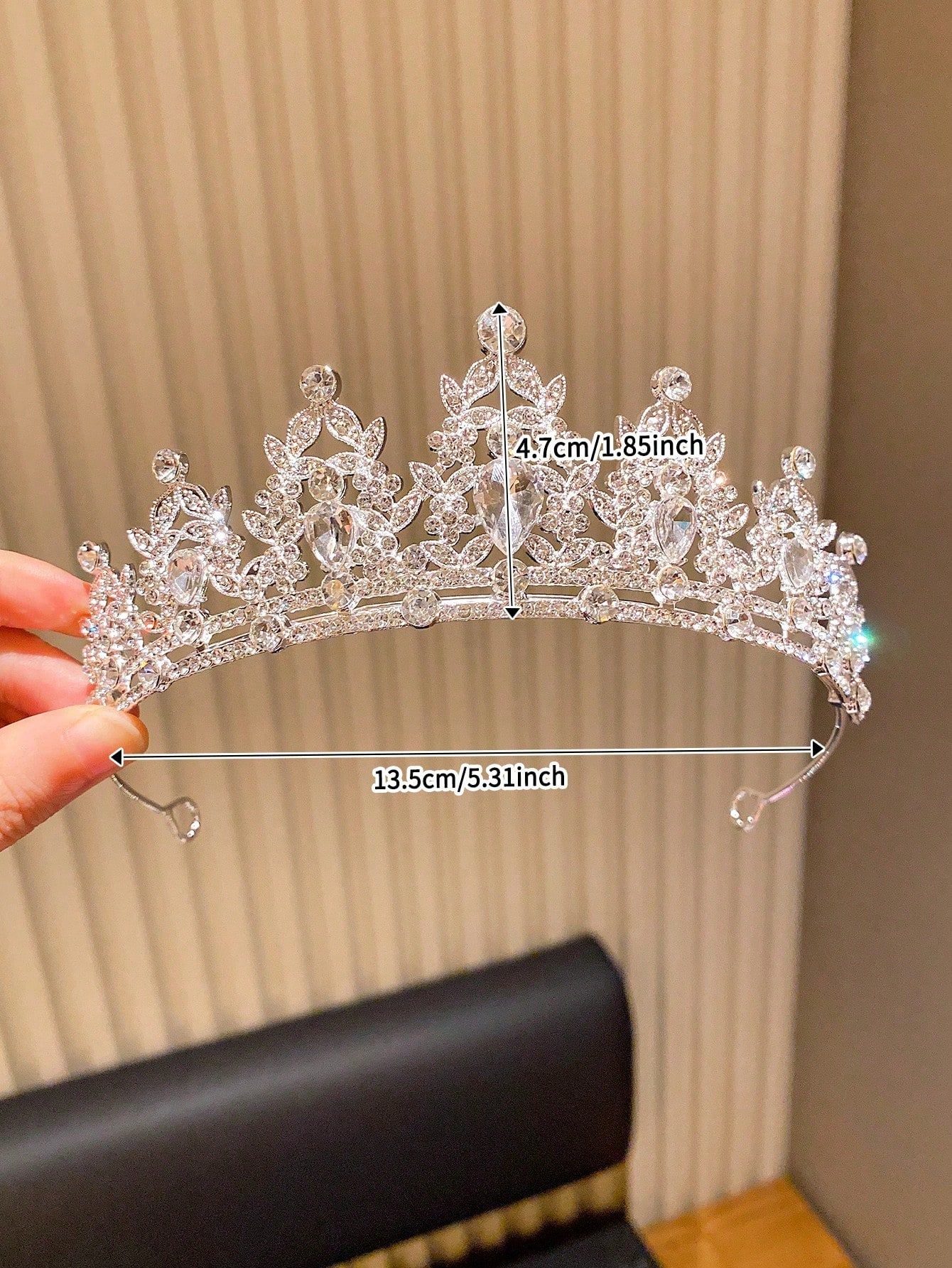 Men'S Accessories High End - 1pc White Elegant High-End Crown Headband