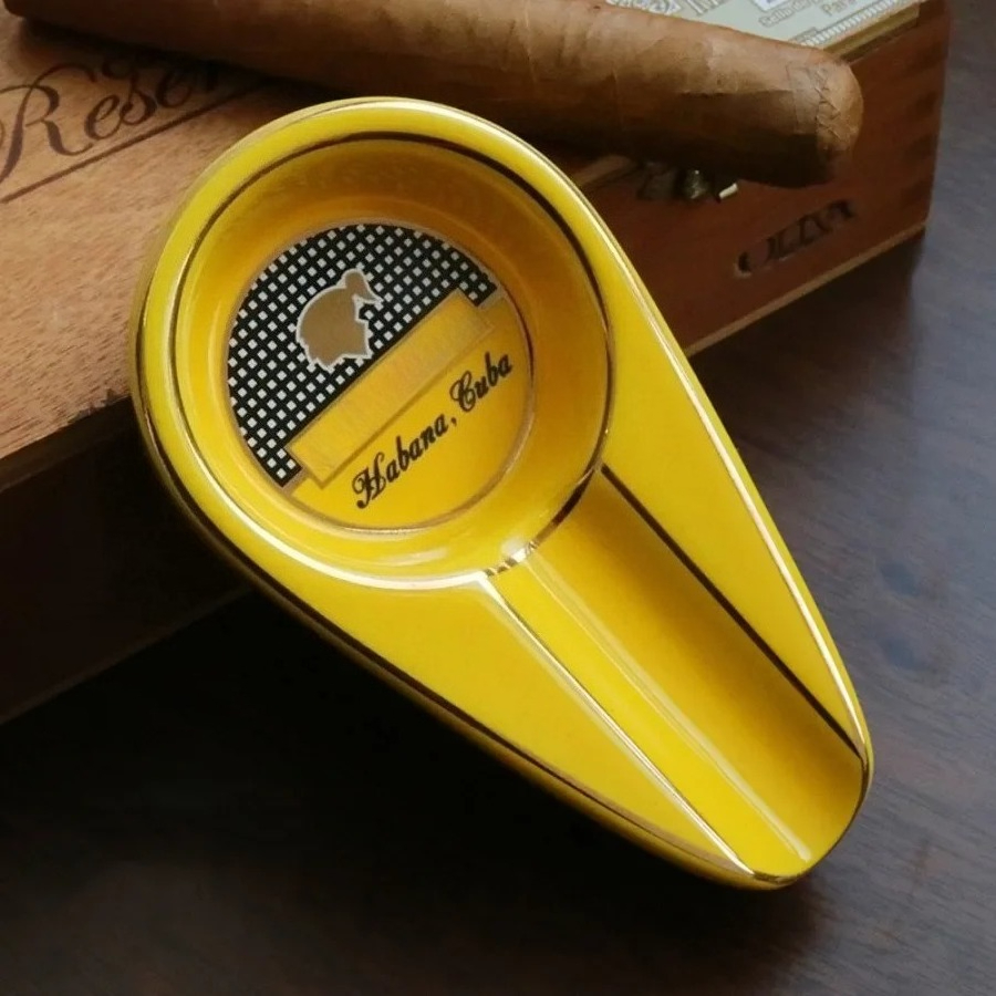 Men'S Accessories Tray - Ceramic Travel Cigar Ashtray Pocket Ash