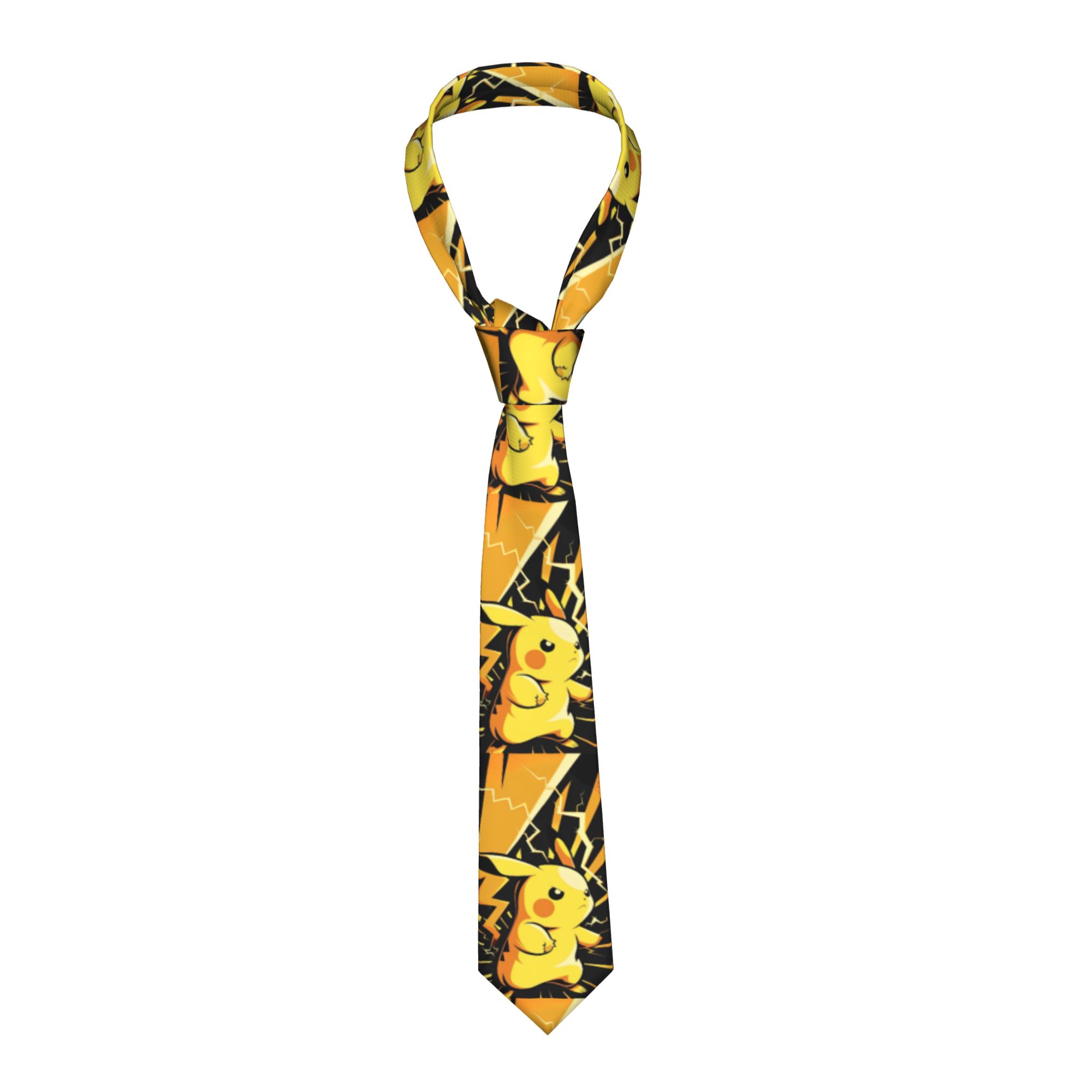 Men'S Accessories Office - Cute Pikachu Neckties Men Slim 8
