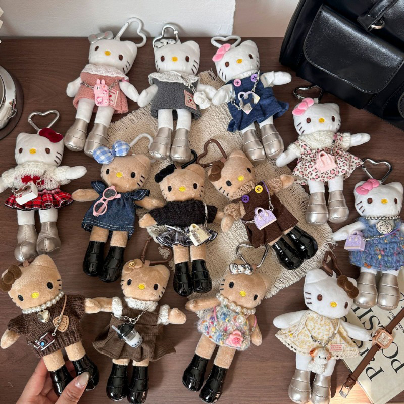 Men Keychain Accessories - Sanrio Cartoon Kawaii Hello Kitty Long
