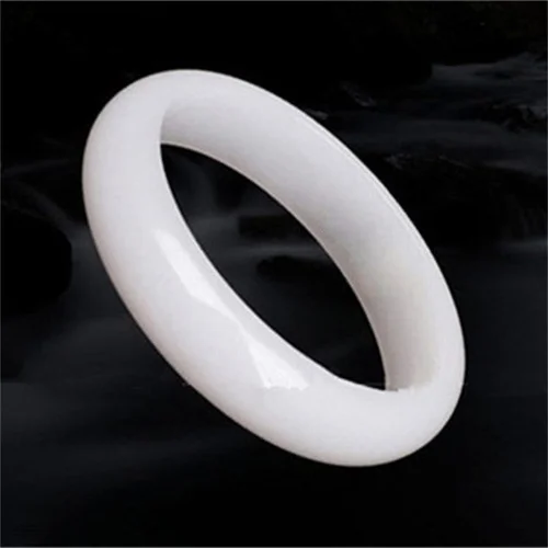 Genuine Natural White Jade Ban - Men Accessories Style avis et prix