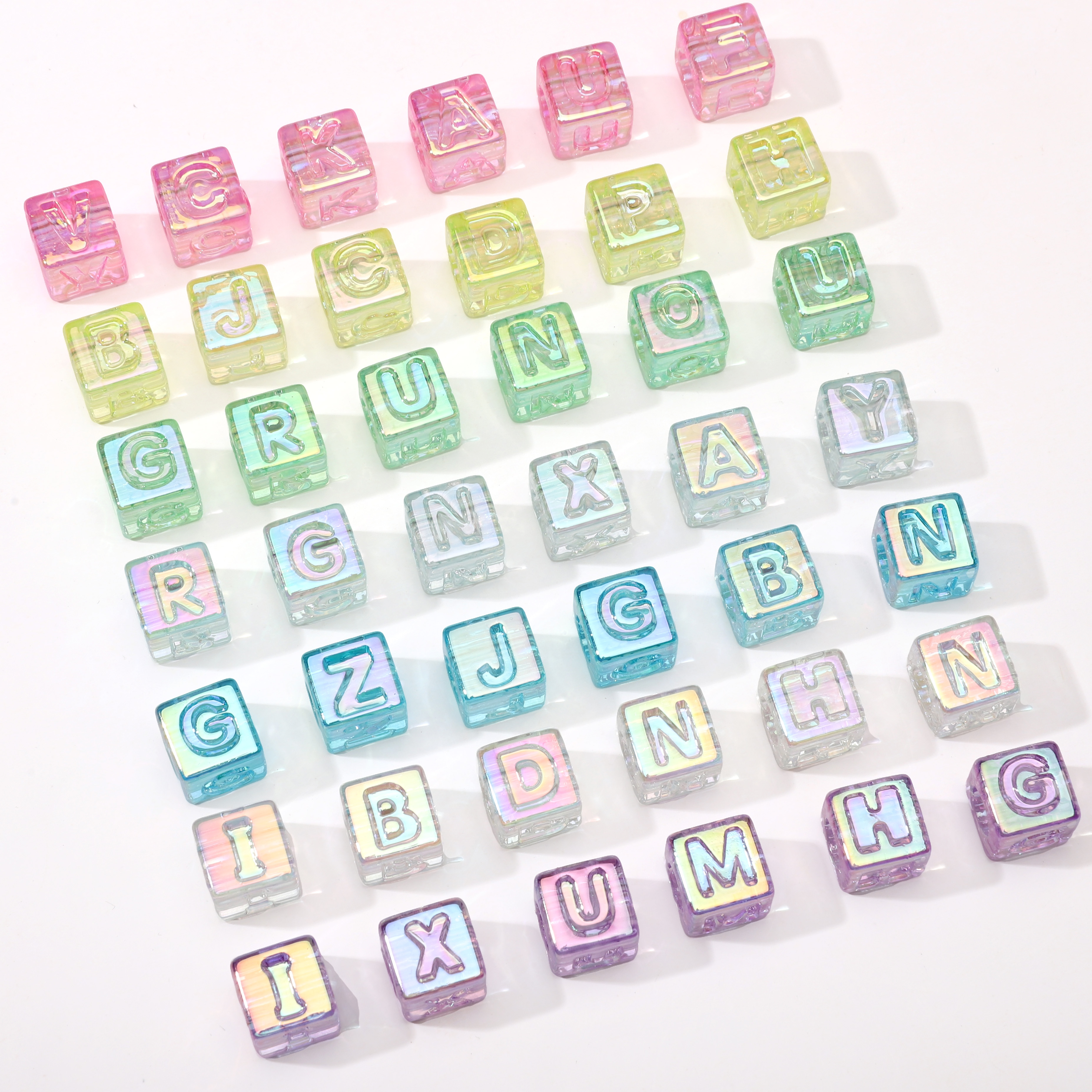10Pcs beading Colorful Clear L - Men Accessories Bracelet avis et prix