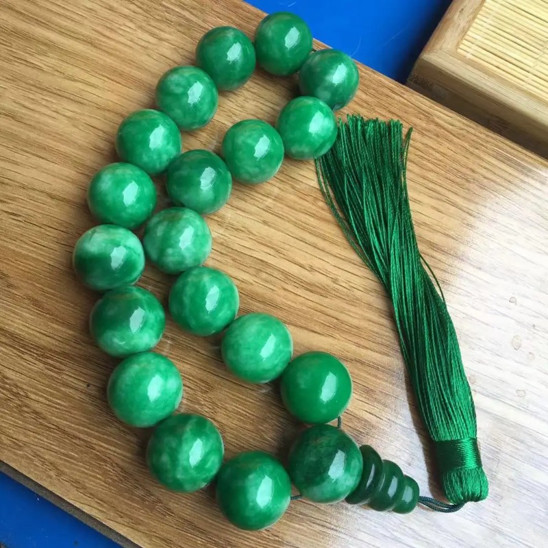 Natural  Green Jade Bracelets  - Bead Bracelet Men avis et prix