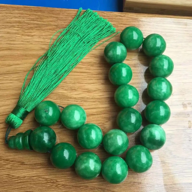 Natural  Green Jade Bracelets  - Bead Bracelet Men avis et prix