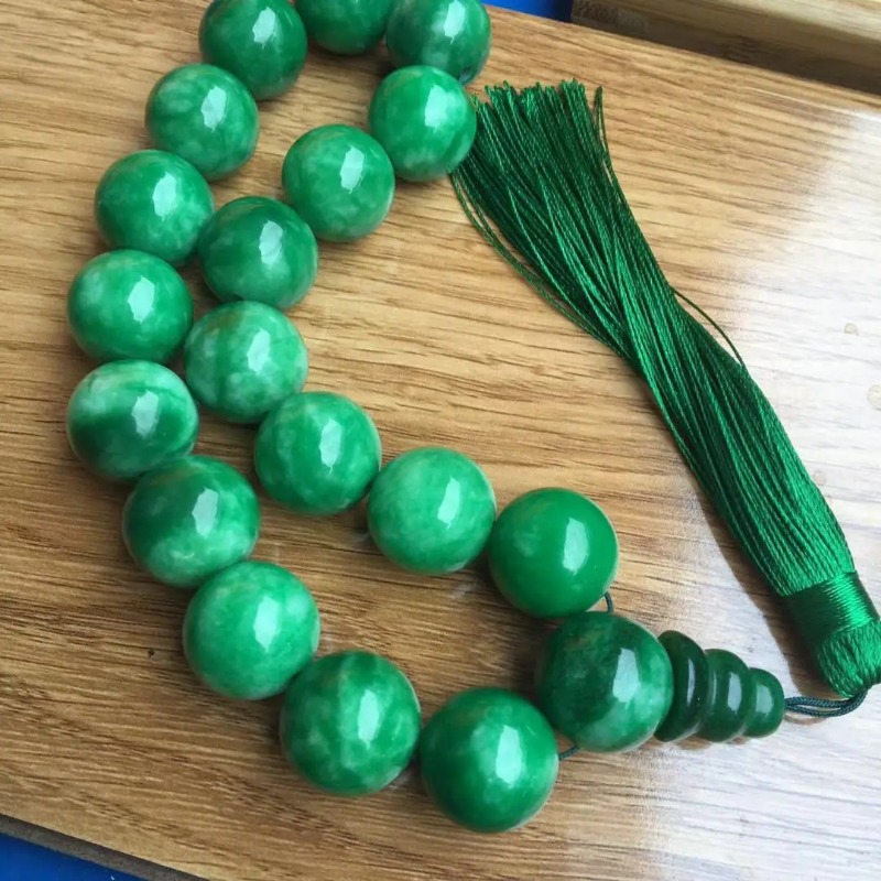Natural  Green Jade Bracelets  - Bead Bracelet Men avis et prix