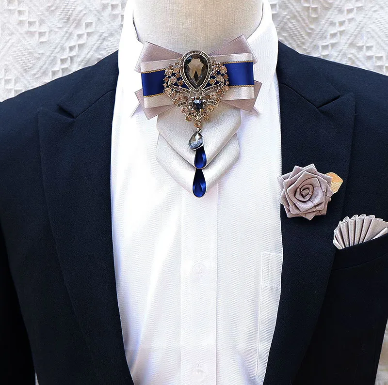 Luxury Rhinestone Bow Tie Broo - Men'S Accessories High End avis et prix