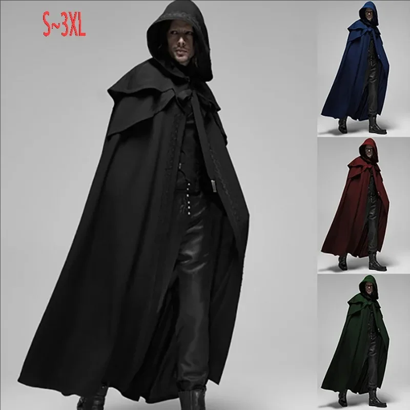 Medieval Vintage Hooded Black  - Men Accessories Style avis et prix