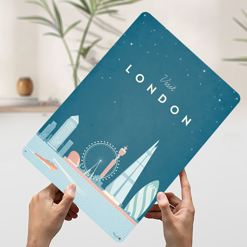 London Metal Poster Custom Wal - Men'S Accessories London avis et prix