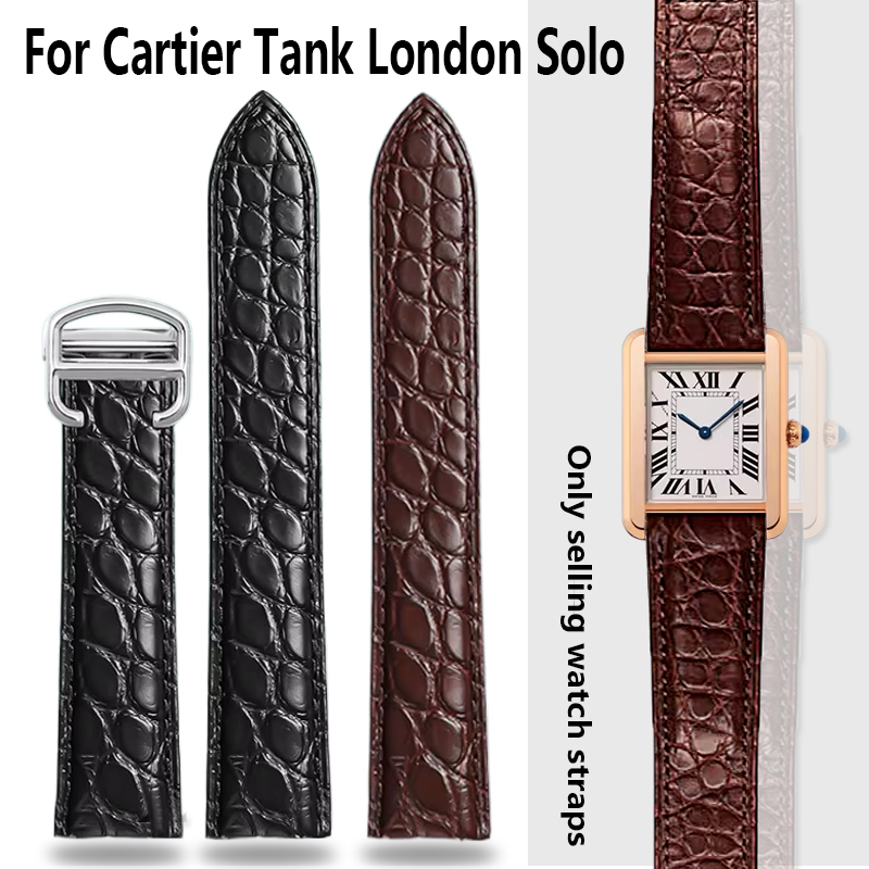 Crocodile Watchband 16 18 20 2 - Men'S Accessories London avis et prix