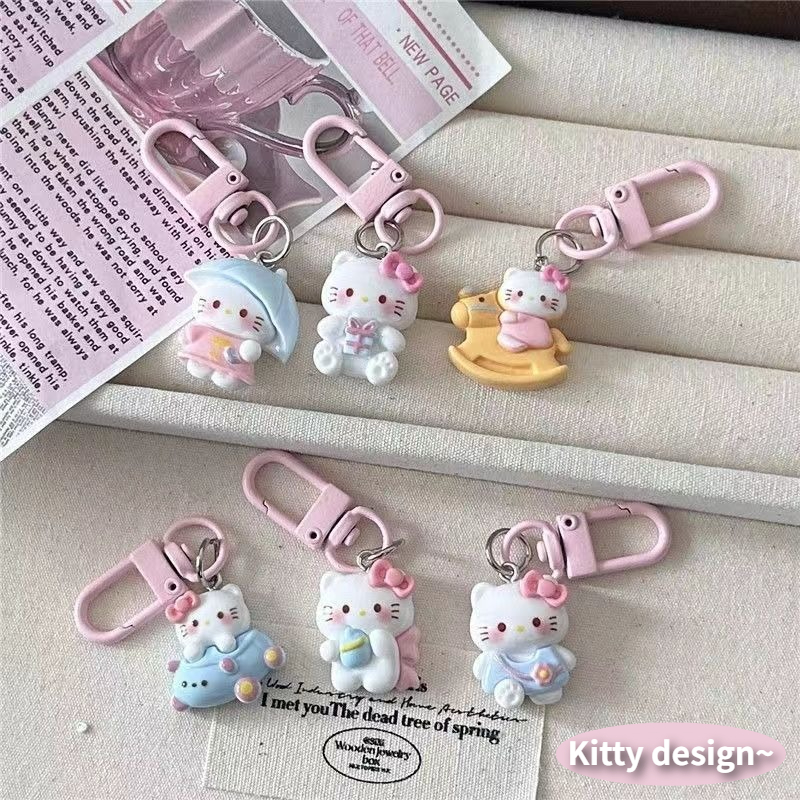 Pink Hello Kitty Keychain Cute - Men Keychain Accessories avis et prix