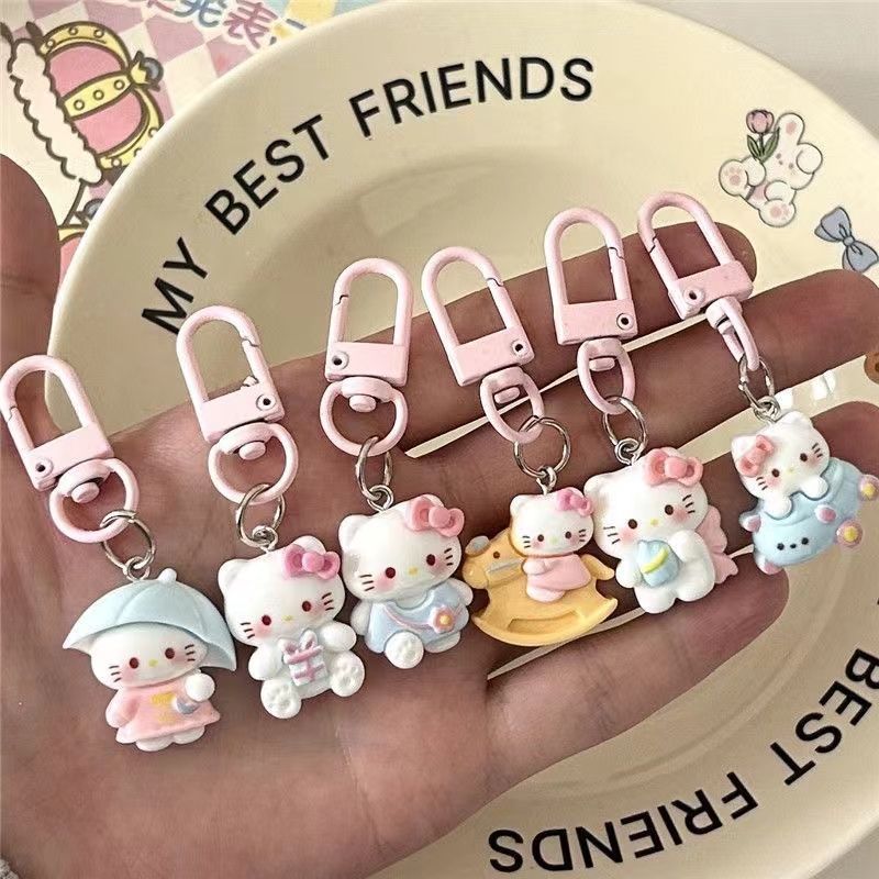 Pink Hello Kitty Keychain Cute - Men Keychain Accessories avis et prix