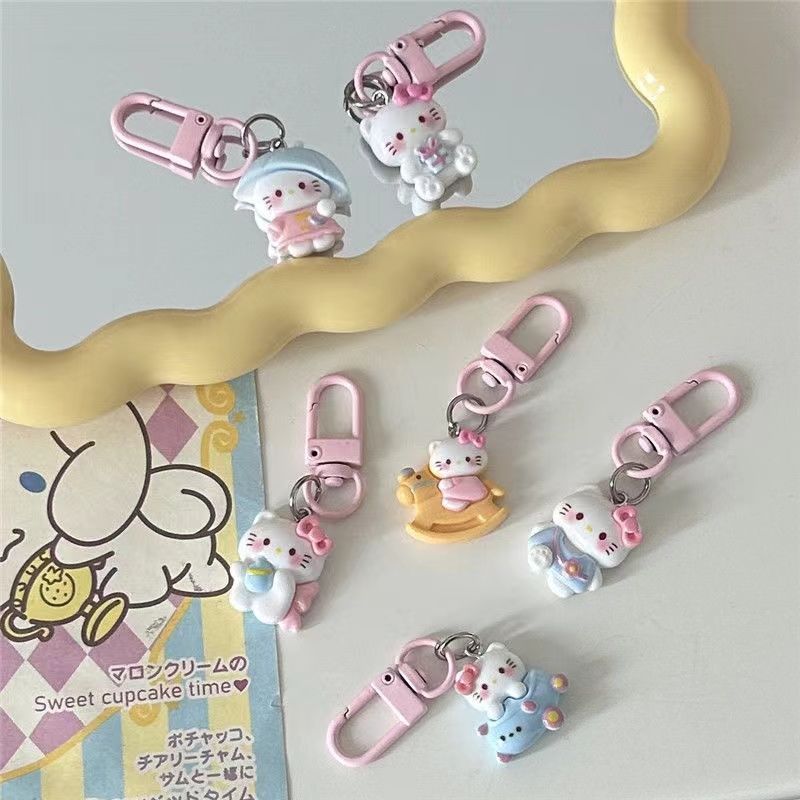 Pink Hello Kitty Keychain Cute - Men Keychain Accessories avis et prix