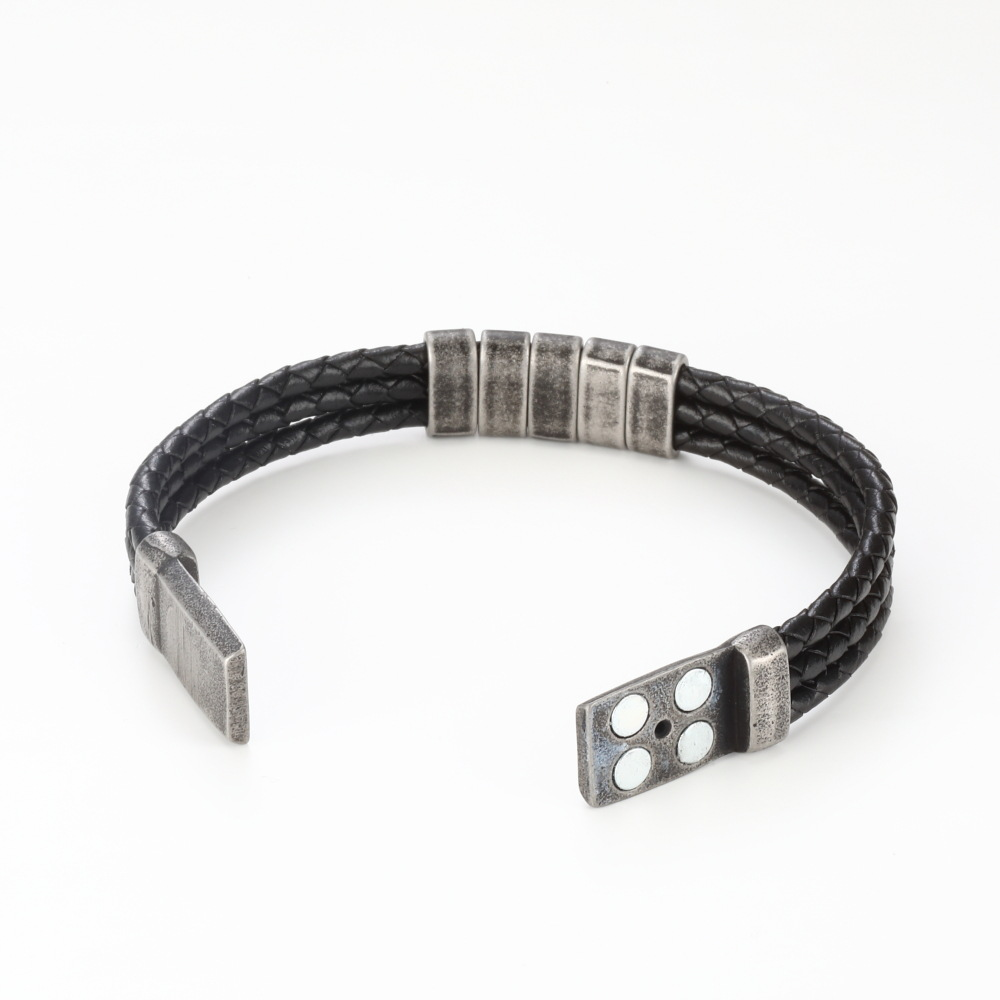 Custom Mens Leather Bracelet P - Bead Bracelet Men avis et prix