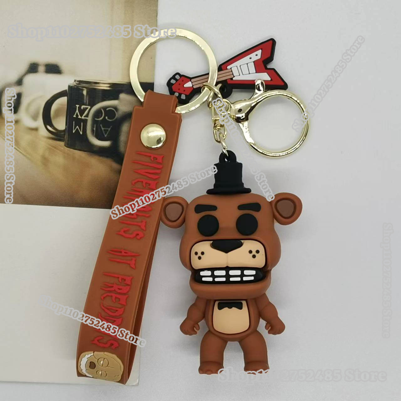 5pcs Cartoon Anime FNAF Figure - Men Accessories Ring avis et prix