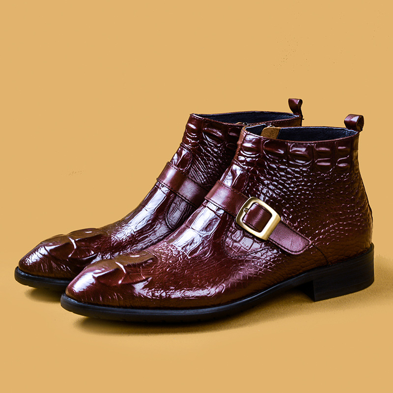 Mens Genuine Leather Crocodile - Men'S Accessories Leather avis et prix