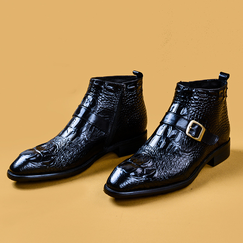 Mens Genuine Leather Crocodile - Men'S Accessories Leather avis et prix
