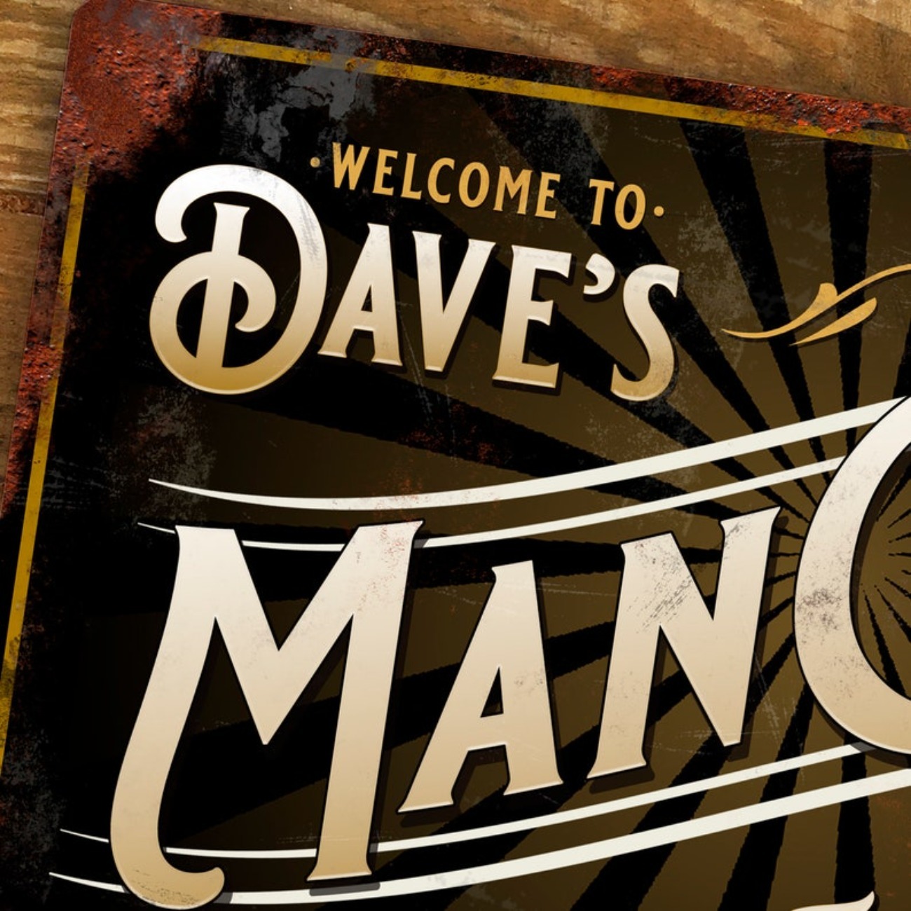 Custom Personalised Vintage Ma - Men'S Accessories Office avis et prix