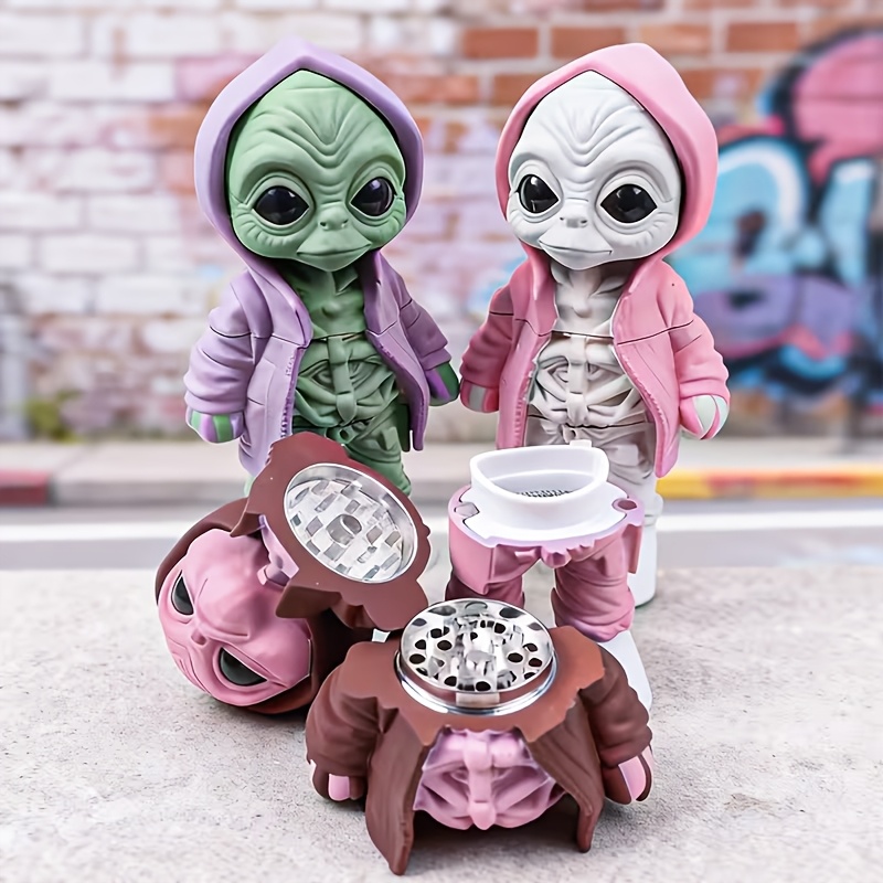 Funny Alien Herb Grinder Spice - Men Accessories For Gift avis et prix