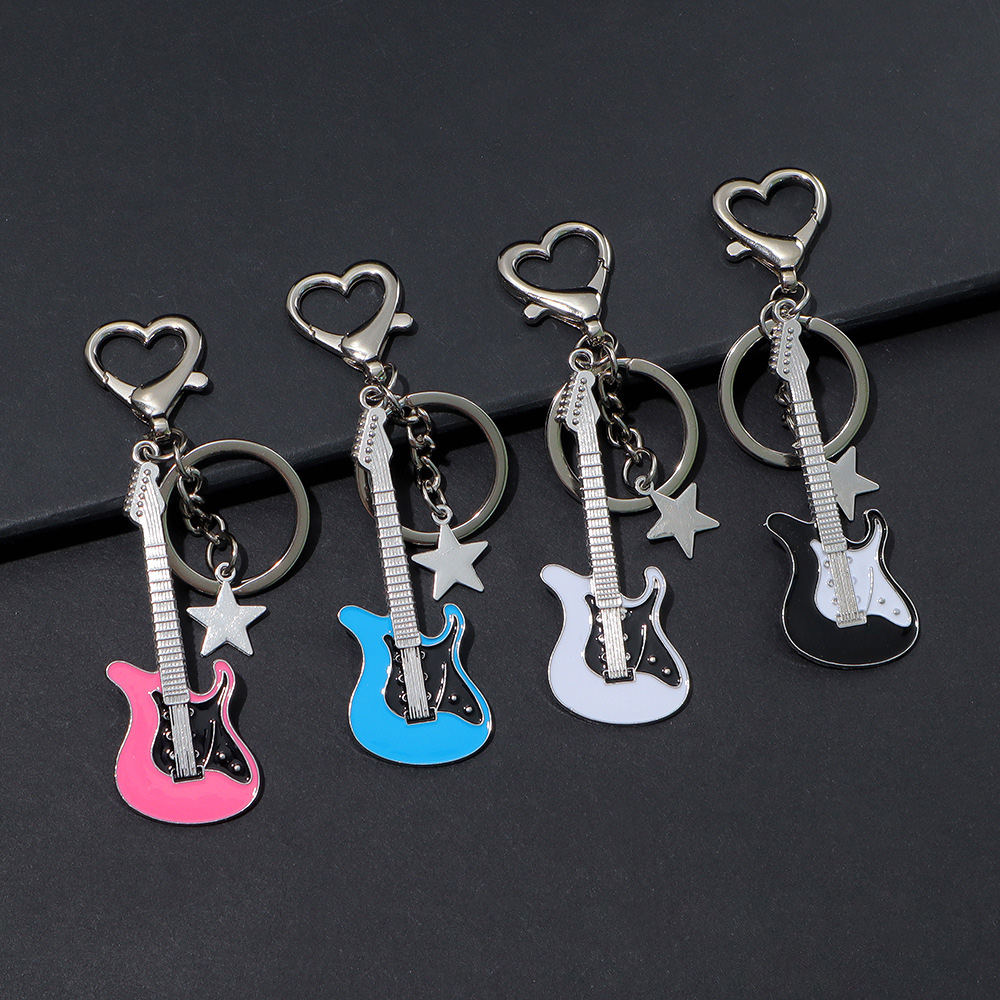 Guitar Love Heart Key Chain fo - Men'S Accessories Office avis et prix