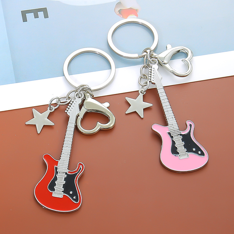 Guitar Love Heart Key Chain fo - Men'S Accessories Office avis et prix