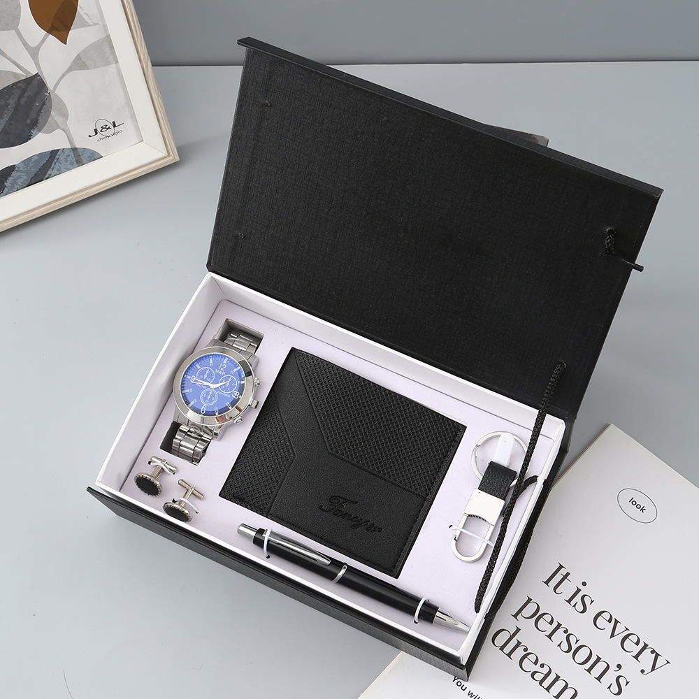 New Watch Men's Gift Set with  - Cufflink Box Set avis et prix