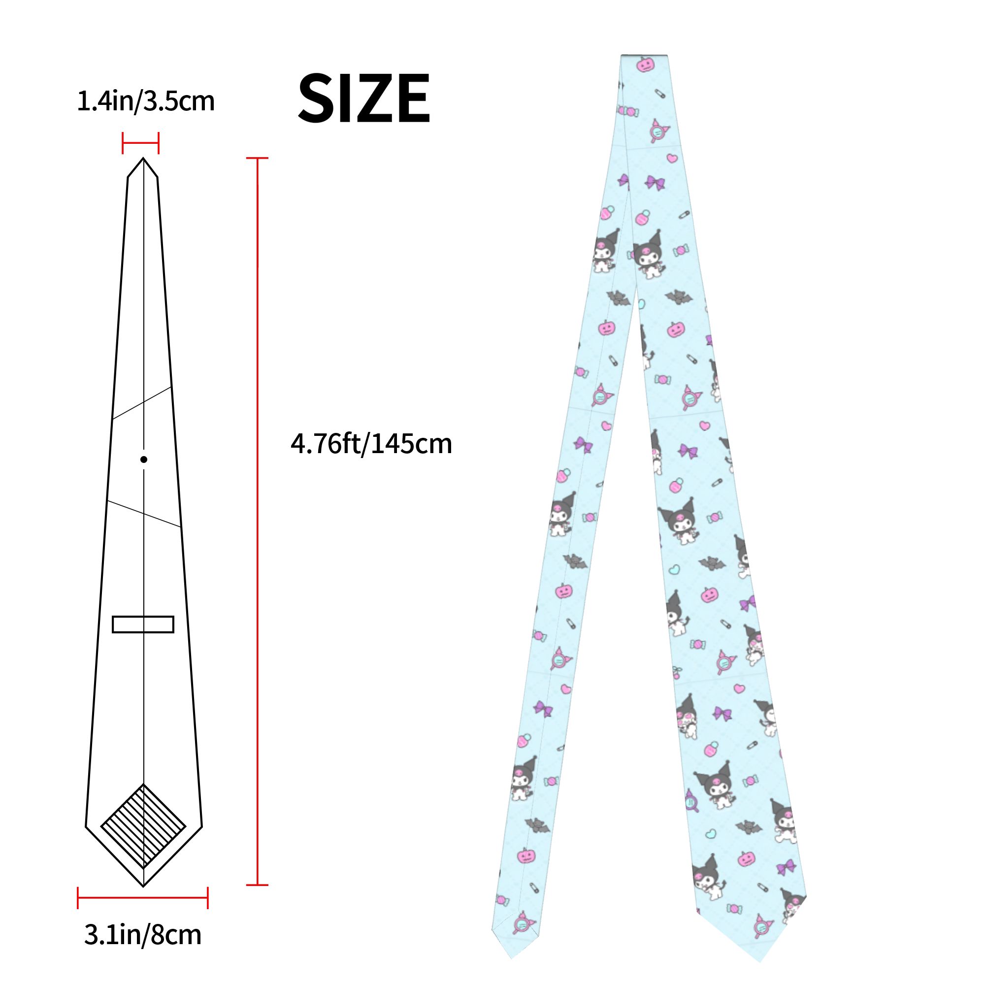 Kawaii Kuromi  Men Necktie Sli - Men'S Accessories Office avis et prix