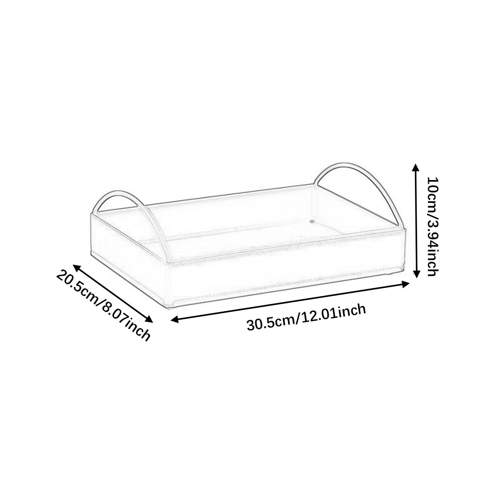 Modern PU Leather Valet Tray D - Men'S Accessories Tray avis et prix