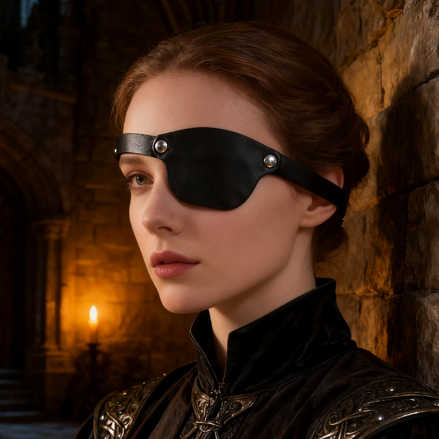 Pirate Eye Patch Leather Eye P - Men Accessories Style avis et prix