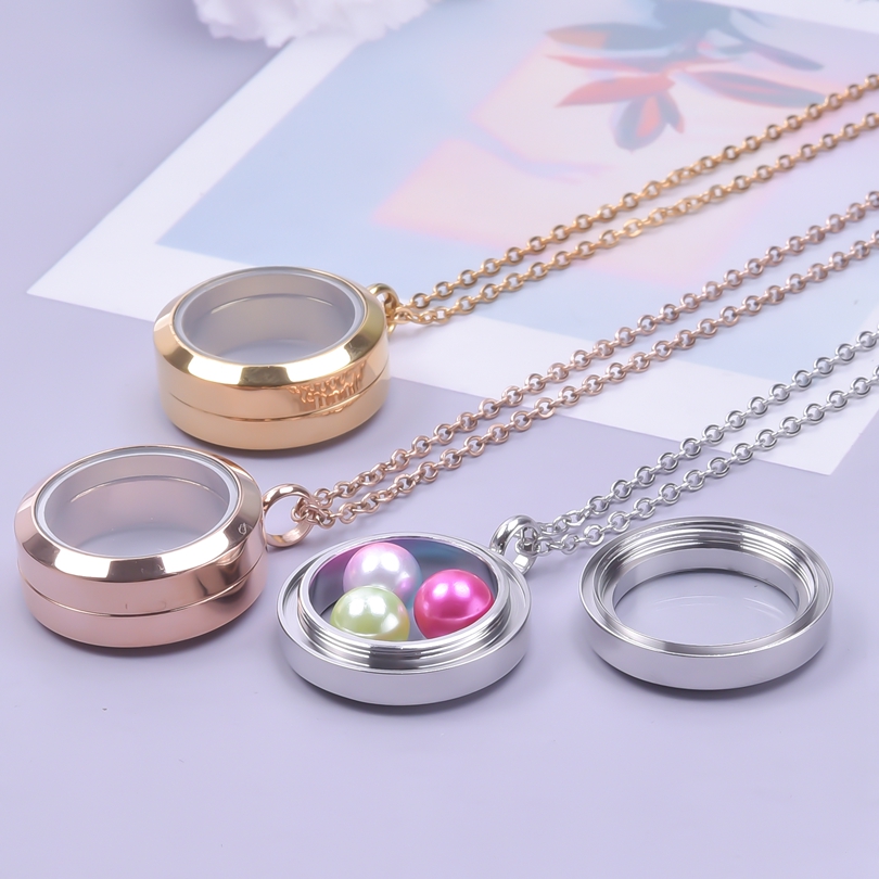 Never Fade Round Stainless Ste - Men Accessories Locket avis et prix