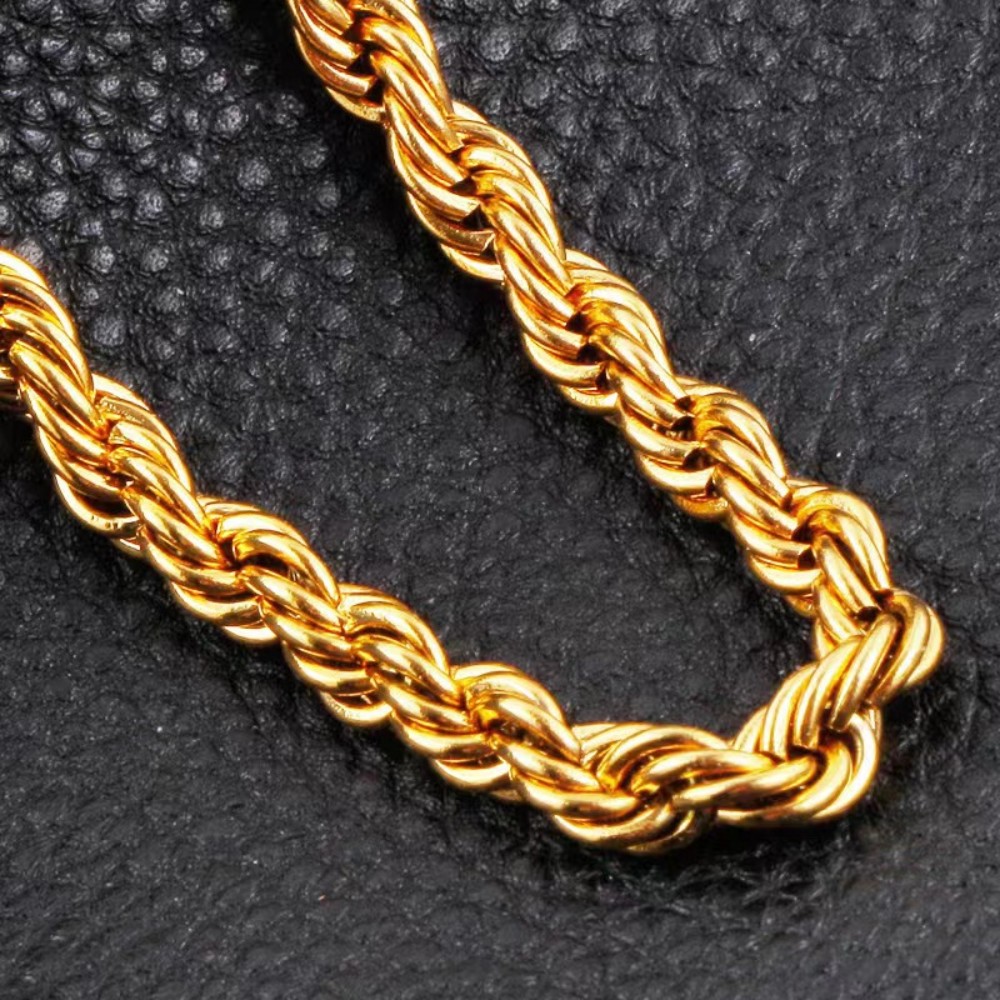 45-60cm Beautiful 18K Gold 4mm - Men'S Accessories Office avis et prix