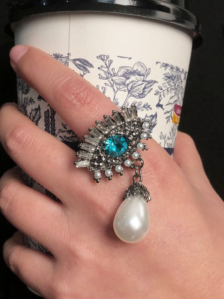 Luxury Pearl Pendant Ring Frin - Men'S Accessories High End avis et prix