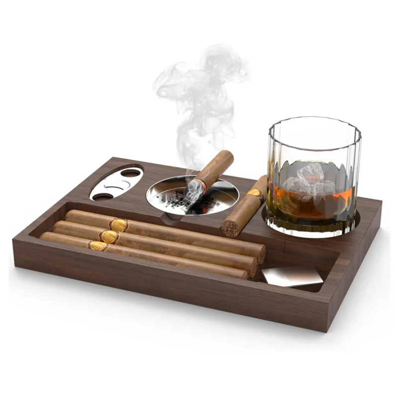 New Cigar Ashtray with Cigar C - Men'S Accessories Tray avis et prix