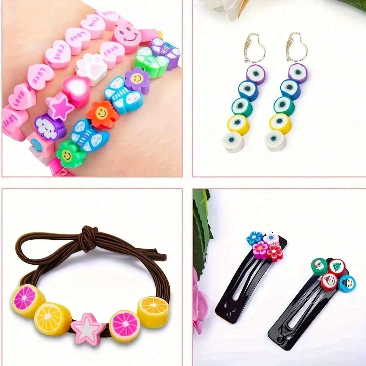 1450/1200/250pcs Polymer Clay  - Bead Bracelet Men avis et prix