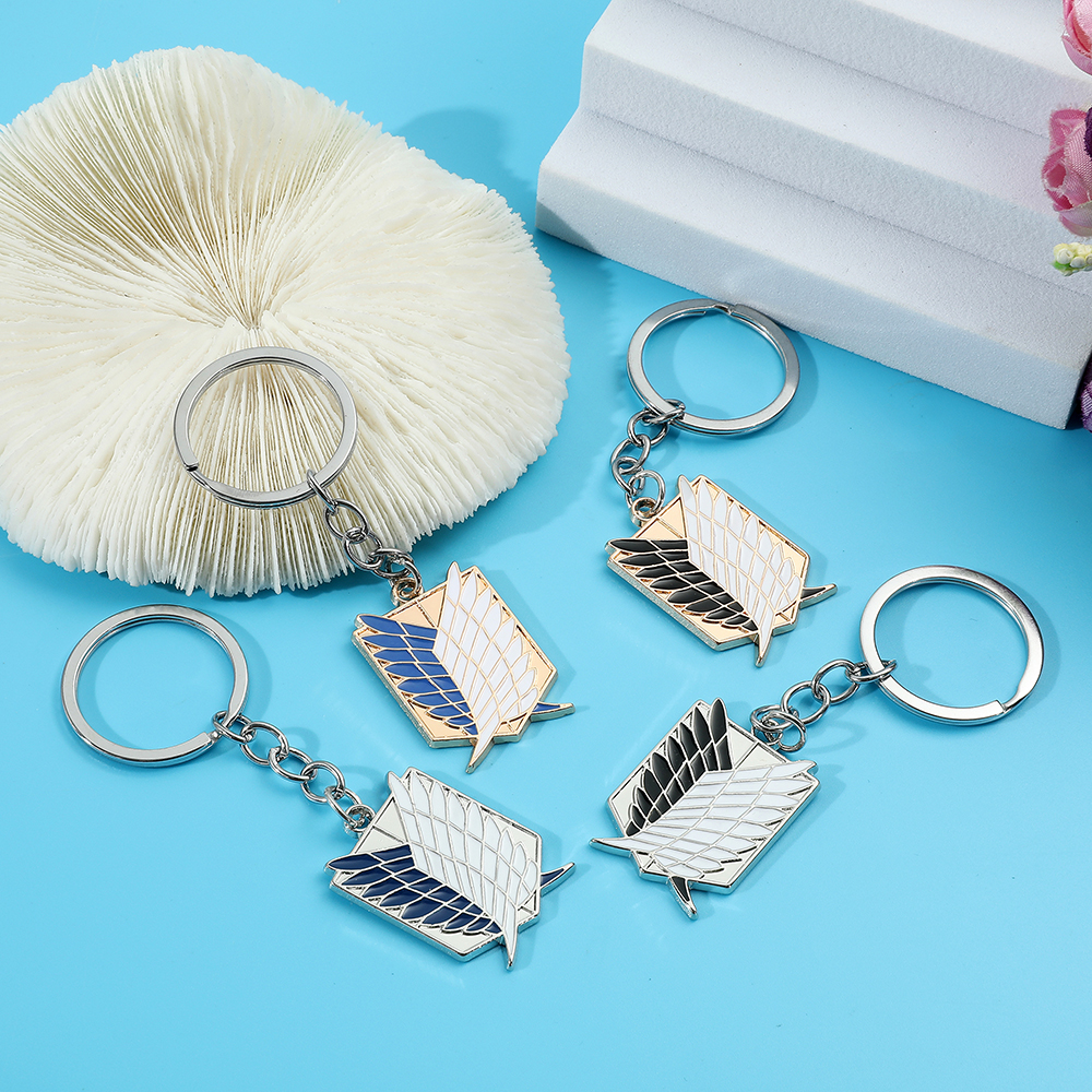 Anime Attack on Titan Enamel B - Men Keychain Accessories avis et prix