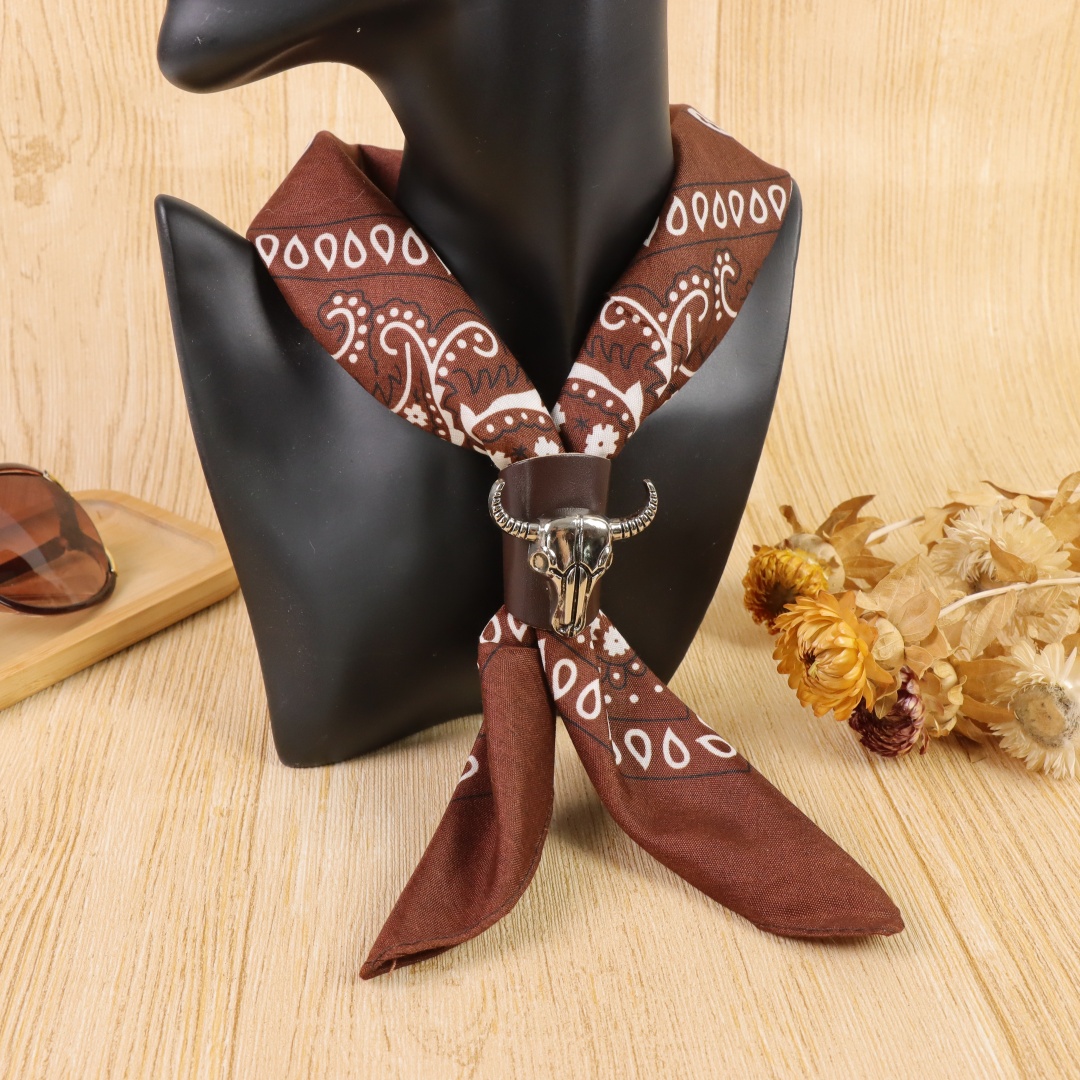 Artistic Cotton Square Scarf A - Men Accessories Ring avis et prix