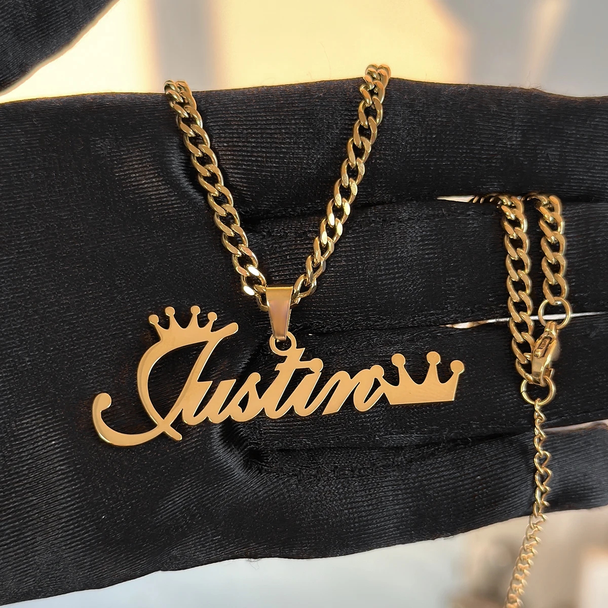 Customized Name Necklace Brace - Men Accessories Bracelet avis et prix