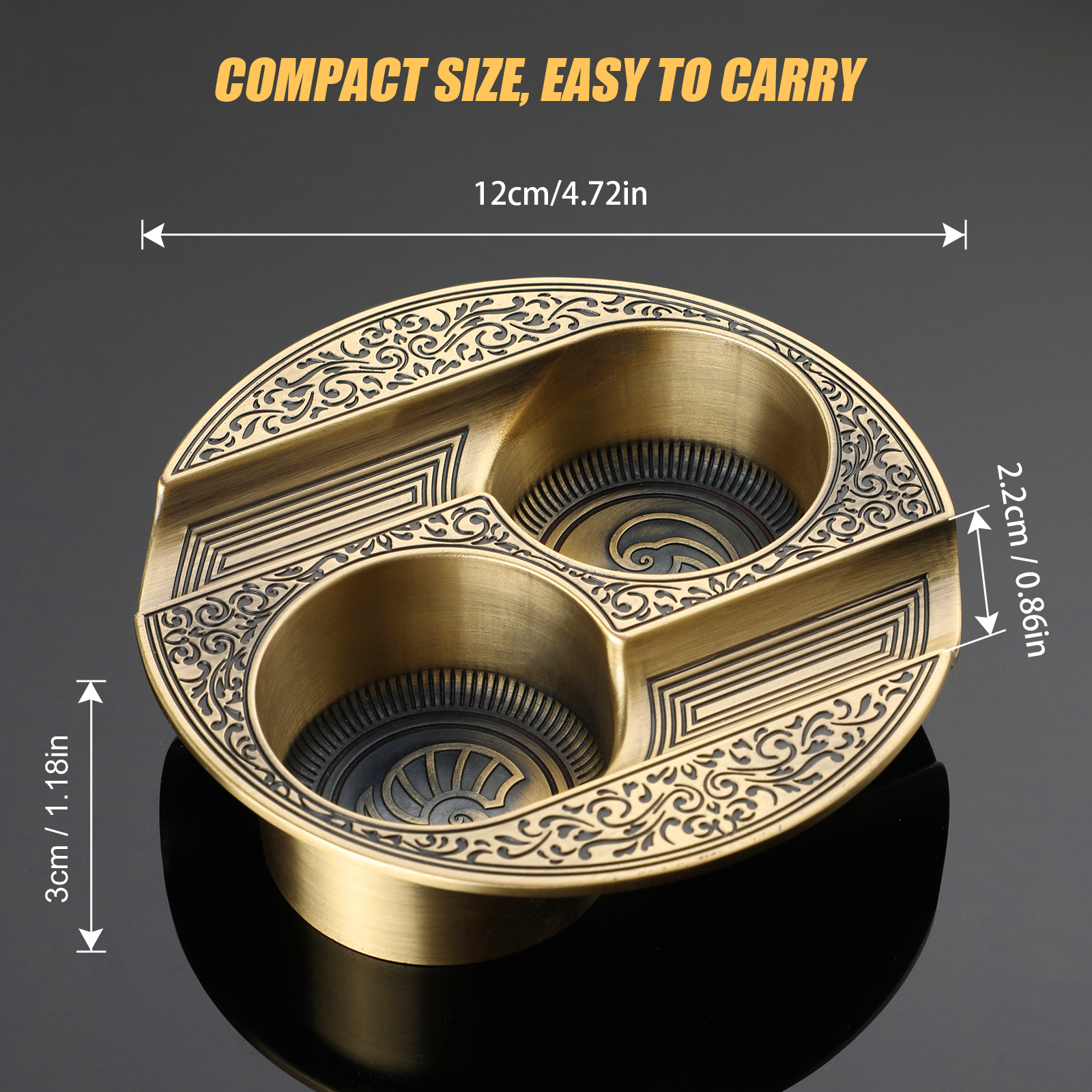 XIFEI Cigar Ashtray Metal Asht - Men'S Accessories Tray avis et prix