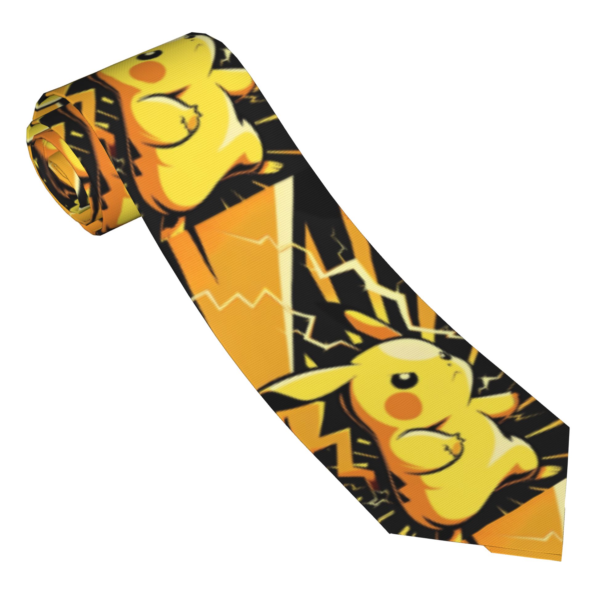Cute Pikachu Neckties Men Slim - Men'S Accessories Office avis et prix