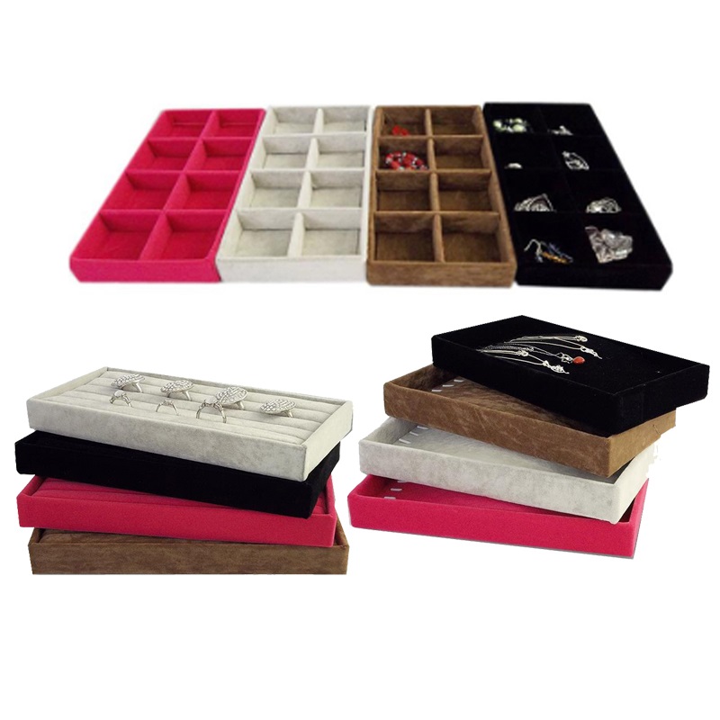 Velvet Jewelry Box Diamond Rin - Cufflink Box Set avis et prix