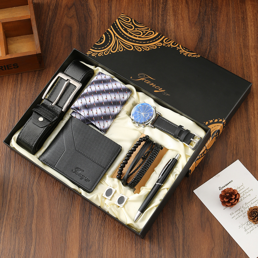 New Men Gift Set with Box Watc - Cufflink Box Set avis et prix