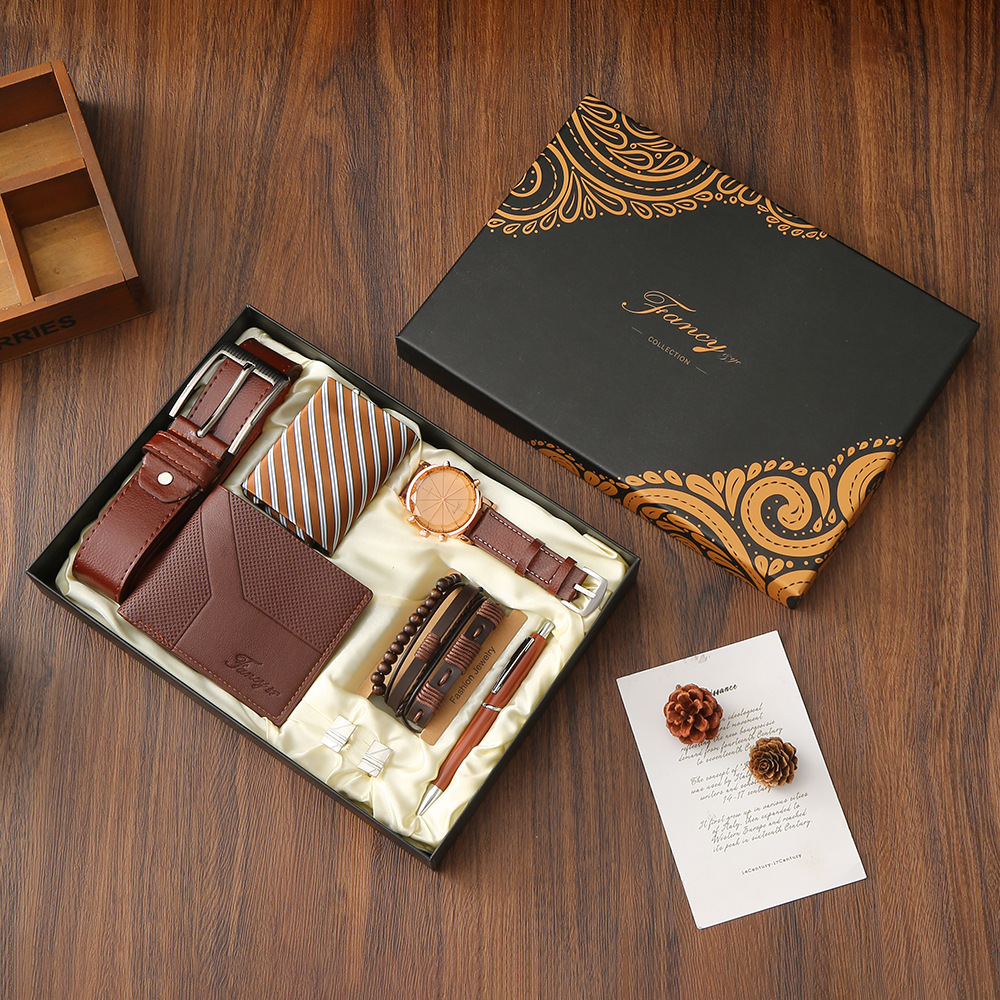 New Men Gift Set with Box Watc - Cufflink Box Set avis et prix