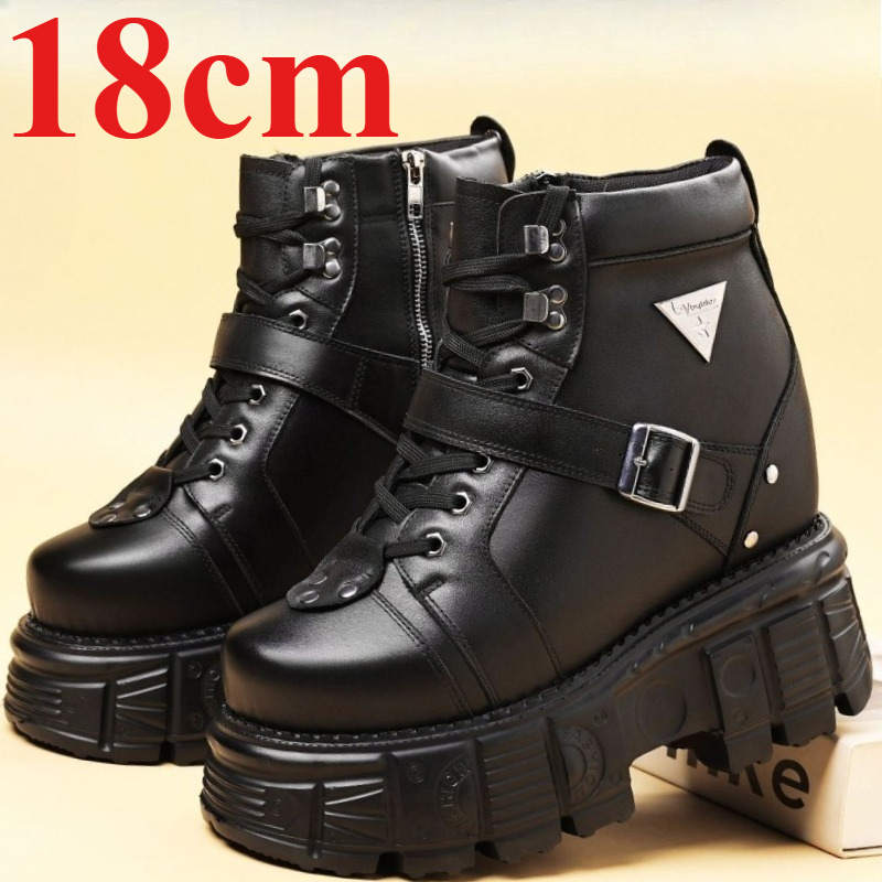 Genuine Leather Motorcycle Boo - Men'S Accessories Leather avis et prix