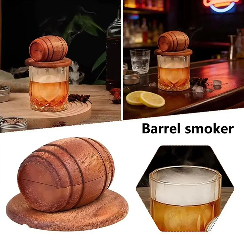 Wooden Barrel Whiskey Cocktail - Men'S Accessories Tray avis et prix