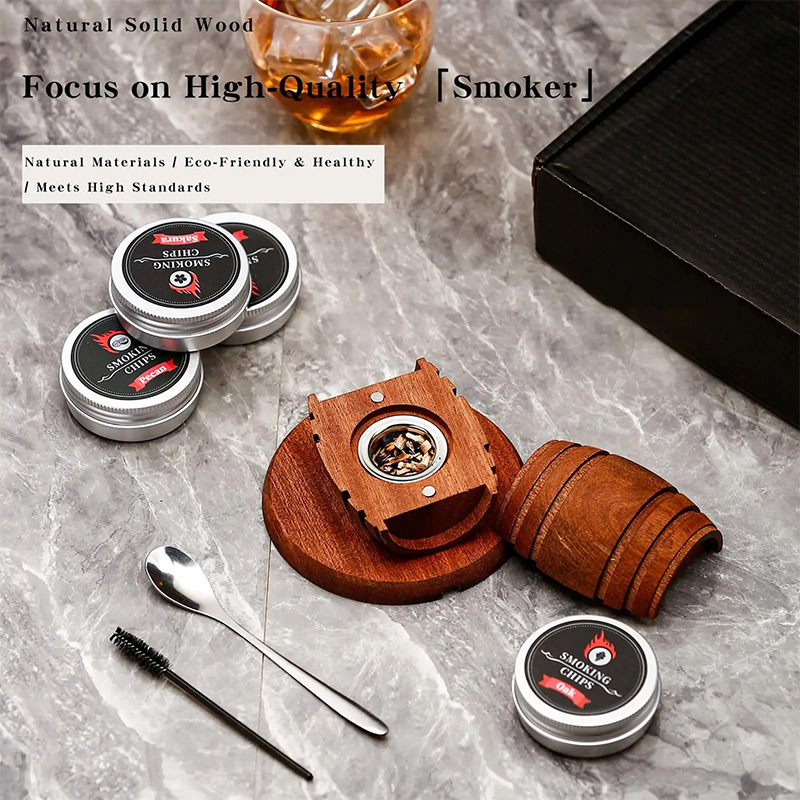 Wooden Barrel Whiskey Cocktail - Men'S Accessories Tray avis et prix