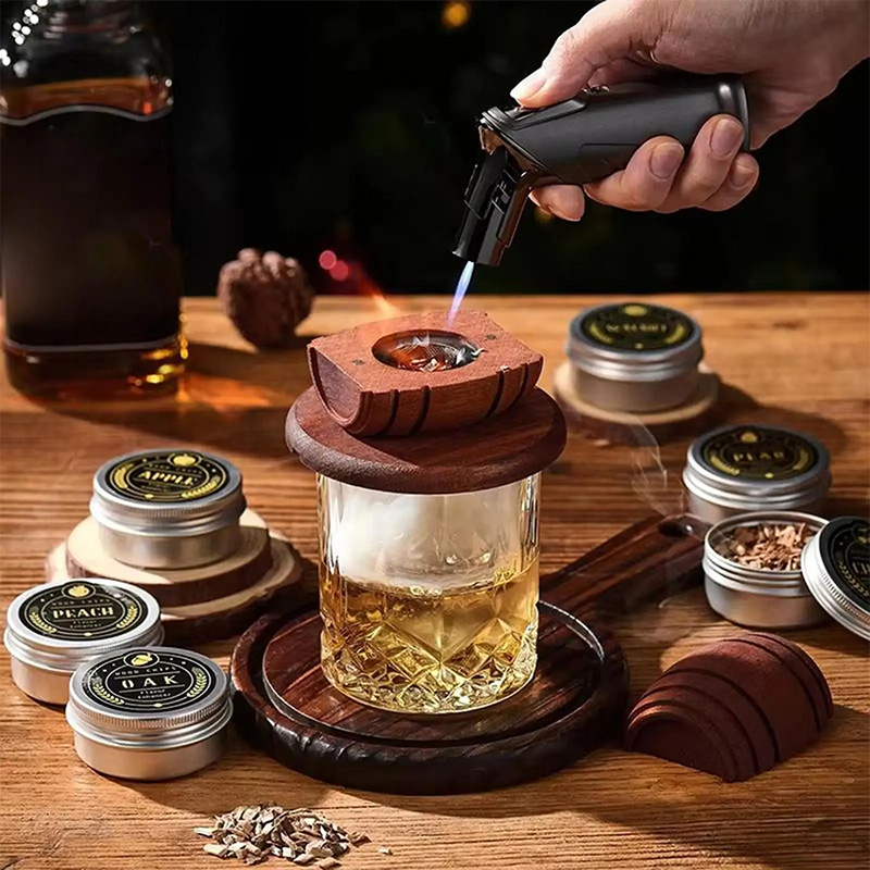 Wooden Barrel Whiskey Cocktail - Men'S Accessories Tray avis et prix