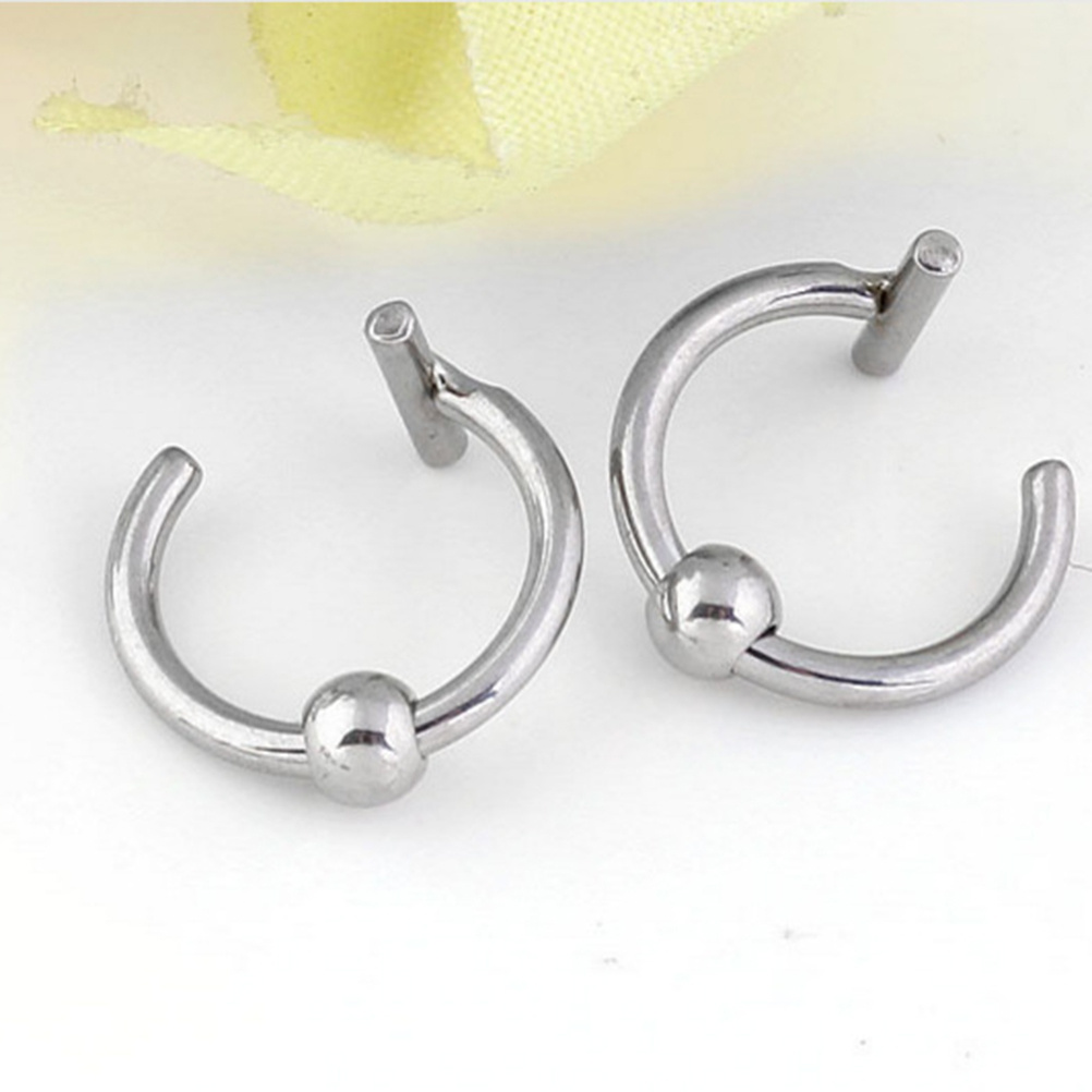 4Pcs Stainless Steel Nose Ring - Men Accessories Ring avis et prix